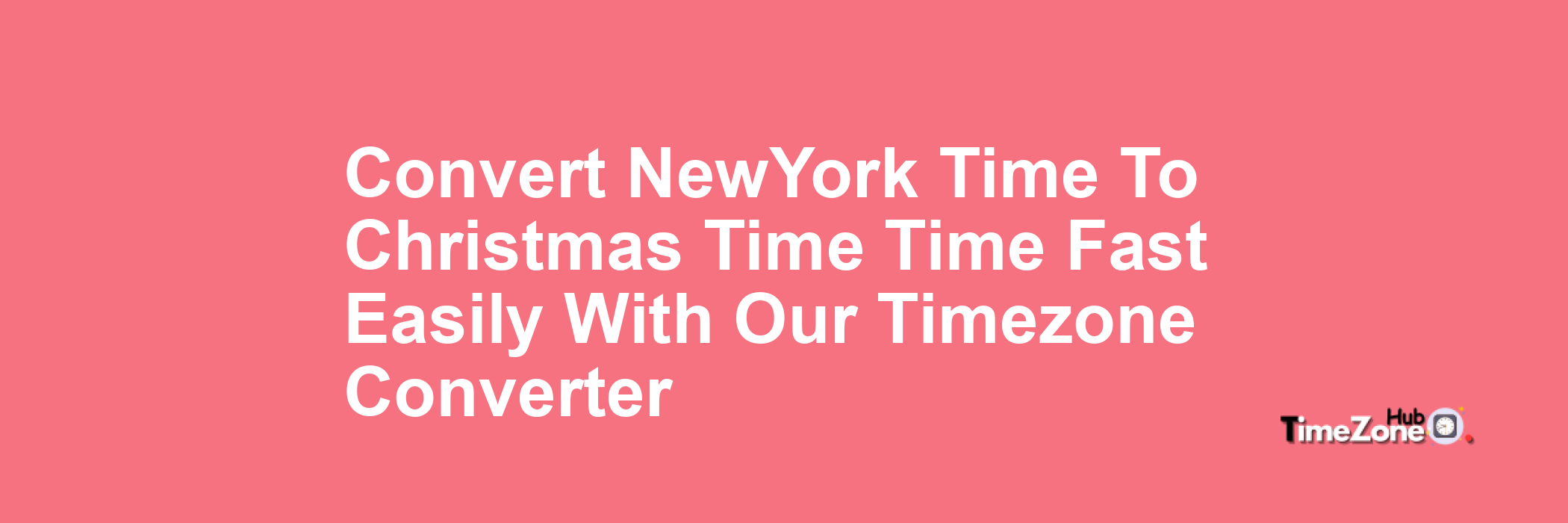 New_York Time to Christmas Time