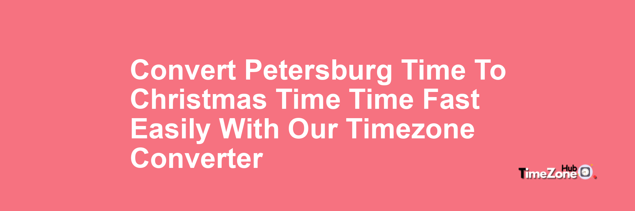Petersburg Time to Christmas Time