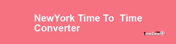 New_York Time to  Time Converter