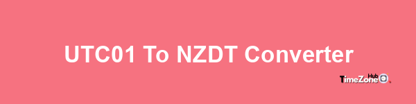 UTC+01 to NZDT Converter