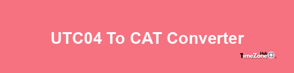 UTC+04 to CAT Converter